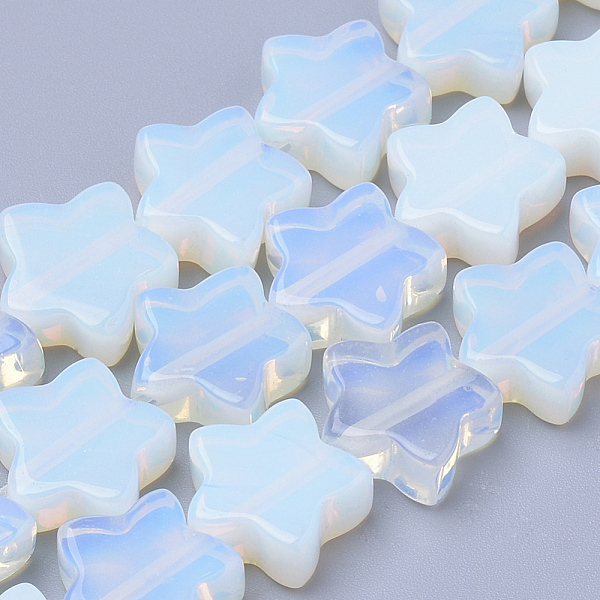 PandaHall Opalite Beads Strands, Star, 12x12x4~5mm, Hole: 1mm, about 20pcs/strand, 8.26 inch Opalite Star
PandaHall Opalite Beads Strands, Star, 12x12x4~5mm, Hole: 1mm, about 20pcs/strand, 8.26 inch Opalite Star