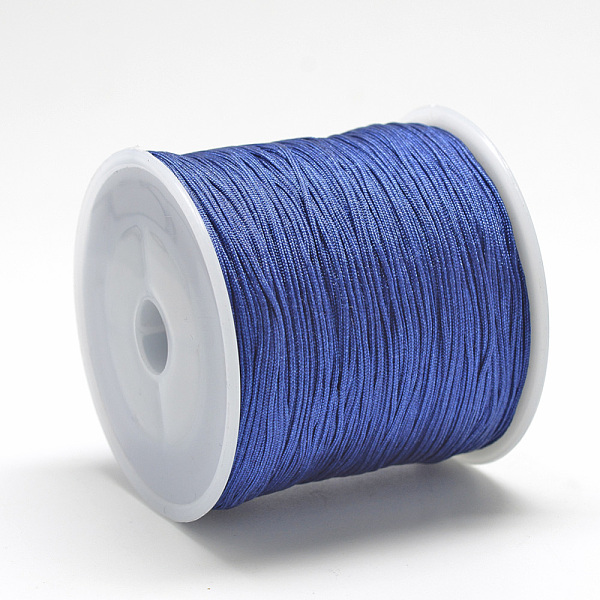 PandaHall Nylon Thread, Chinese Knotting Cord, Midnight Blue, 0.4mm, about 174.98 Yards(160m)/Roll Nylon Blue
PandaHall Nylon Thread, Chinese Knotting Cord, Midnight Blue, 0.4mm, about 174.98 Yards(160m)/Roll Nylon Blue