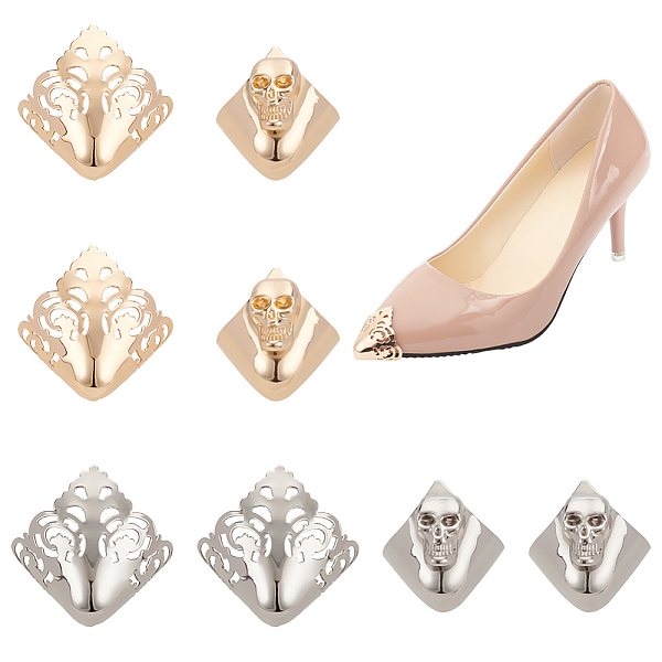 PandaHall MAYJOYDIY US 8Pcs 4 Styles Iron Toe Cap Covers, Toe Protectors, for Pointed Toe High-Heeled Shoes, Platinum & Light Gold...
PandaHall MAYJOYDIY US 8Pcs 4 Styles Iron Toe Cap Covers, Toe Protectors, for Pointed Toe High-Heeled Shoes, Platinum & Light Gold...