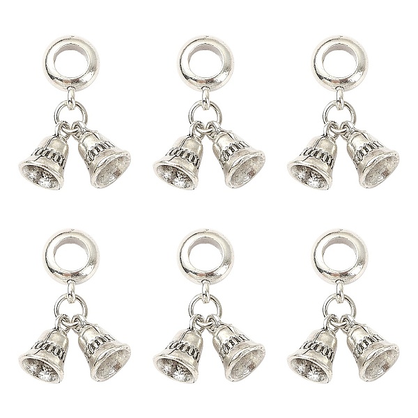PandaHall Tibetan Style Alloy European Dangle Charms, Bell Large Hole Pendant, Antique Silver, 24mm, Bell: 10x8mm, Hole: 5mm Alloy Bell
PandaHall Tibetan Style Alloy European Dangle Charms, Bell Large Hole Pendant, Antique Silver, 24mm, Bell: 10x8mm, Hole: 5mm Alloy Bell