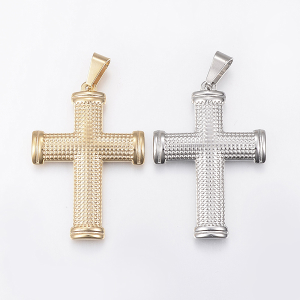 PandaHall 304 Stainless Steel Pendants, Large Hole Pendants, Cross, Mixed Color, 45x31x3.5mm, Hole: 9x5mm 304 Stainless Steel Cross..., Multicolor
PandaHall 304 Stainless Steel Pendants, Large Hole Pendants, Cross, Mixed Color, 45x31x3.5mm, Hole: 9x5mm 304 Stainless Steel Cross..., Multicolor
