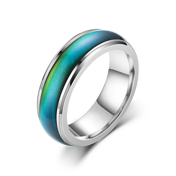 PandaHall Mood Ring, Temperature Change Color Emotion Feeling Stainless Steel Plain Ring for Women, Stainless Steel Color, US Size 10...
PandaHall Mood Ring, Temperature Change Color Emotion Feeling Stainless Steel Plain Ring for Women, Stainless Steel Color, US Size 10...