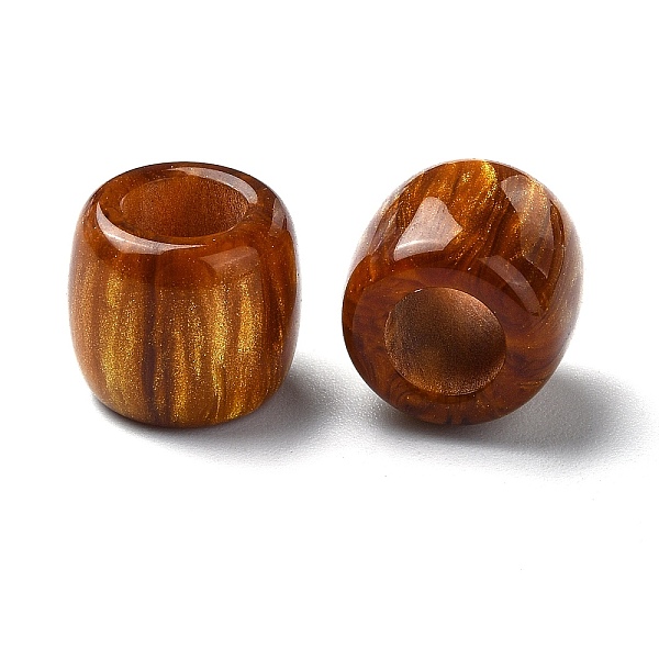 PandaHall Resin European Beads, Large Hole Barrel Beads, Sandy Brown, 11x12x12mm, Hole: 6mm Resin Barrel
PandaHall Resin European Beads, Large Hole Barrel Beads, Sandy Brown, 11x12x12mm, Hole: 6mm Resin Barrel