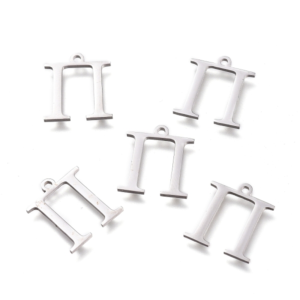 PandaHall 304 Stainless Steel Charms, Greek Alphabet, Stainless Steel Color, Letter.P, 14x12.5x1mm, Hole: 1.2mm 304 Stainless Steel Letter P
PandaHall 304 Stainless Steel Charms, Greek Alphabet, Stainless Steel Color, Letter.P, 14x12.5x1mm, Hole: 1.2mm 304 Stainless Steel Letter P