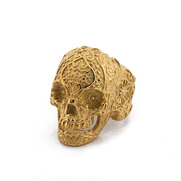 PandaHall Titanium Steel Finger Rings, Skull, Golden, US Size 10(19.8mm) Titanium Steel Skull
PandaHall Titanium Steel Finger Rings, Skull, Golden, US Size 10(19.8mm) Titanium Steel Skull