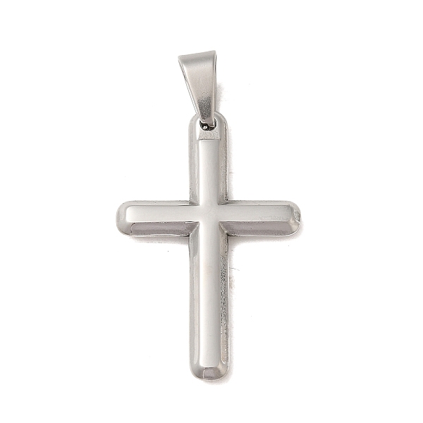 PandaHall 304 Stainless Steel Pendants, Cross Charm, Religion, Stainless Steel Color, 37x23x7mm, Hole: 8x5mm 304 Stainless Steel Cross
PandaHall 304 Stainless Steel Pendants, Cross Charm, Religion, Stainless Steel Color, 37x23x7mm, Hole: 8x5mm 304 Stainless Steel Cross