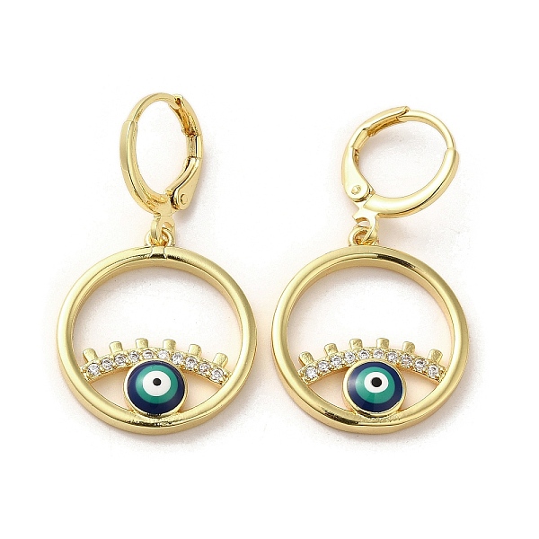 PandaHall Evil Eye Real 18K Gold Plated Brass Dangle Leverback Earrings, with Enamel and Cubic Zirconia, Medium Sea Green, 33.5x18.5mm Cubic...
PandaHall Evil Eye Real 18K Gold Plated Brass Dangle Leverback Earrings, with Enamel and Cubic Zirconia, Medium Sea Green, 33.5x18.5mm Cubic...