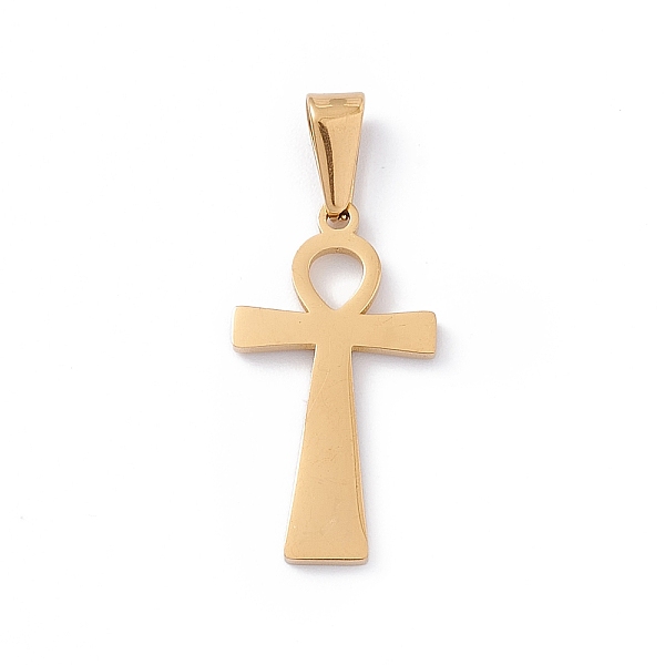 PandaHall Vacuum Plating 304 Stainless Steel Pendants, Laser Cut, Ankh Cross Charms, Golden, 25x13.5x1mm, Hole: 3.5x7mm 304 Stainless Steel...
PandaHall Vacuum Plating 304 Stainless Steel Pendants, Laser Cut, Ankh Cross Charms, Golden, 25x13.5x1mm, Hole: 3.5x7mm 304 Stainless Steel...
