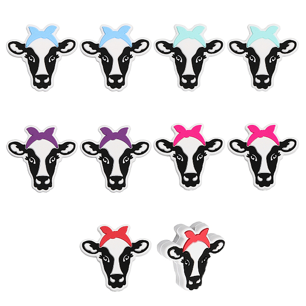 PandaHall CHGCRAFT 8pcs 4 colors Silicone Beads, DIY Nursing Necklaces and Bracelets Making, Chewing Pendants For Teethers, Cattle Head..., Multicolor
PandaHall CHGCRAFT 8pcs 4 colors Silicone Beads, DIY Nursing Necklaces and Bracelets Making, Chewing Pendants For Teethers, Cattle Head..., Multicolor