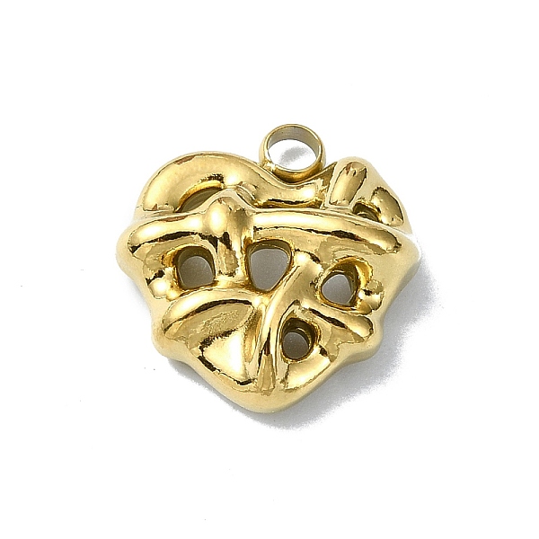 PandaHall Ion Plating(IP) 304 Stainless Steel Charms, Heart Charm, Real 18K Gold Plated, 13.5x12.5x4mm, Hole: 2mm 304 Stainless Steel Heart
PandaHall Ion Plating(IP) 304 Stainless Steel Charms, Heart Charm, Real 18K Gold Plated, 13.5x12.5x4mm, Hole: 2mm 304 Stainless Steel Heart