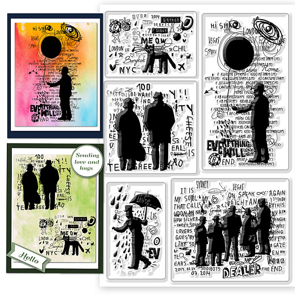PandaHall CHGCRAFT Banksy Theme Silicone Clear Stamps Cat People background Stamp for Card Making Scrapbooking Crafting DIY Decorations Ink...
PandaHall CHGCRAFT Banksy Theme Silicone Clear Stamps Cat People background Stamp for Card Making Scrapbooking Crafting DIY Decorations Ink...