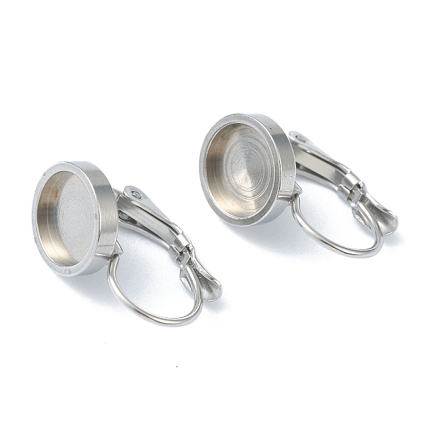 PandaHall 304 Stainless Steel Leverback Earring Findings, with Flat Round Trays Setting for Cabochon, Stainless Steel Color, Tray: 8mm...
PandaHall 304 Stainless Steel Leverback Earring Findings, with Flat Round Trays Setting for Cabochon, Stainless Steel Color, Tray: 8mm...