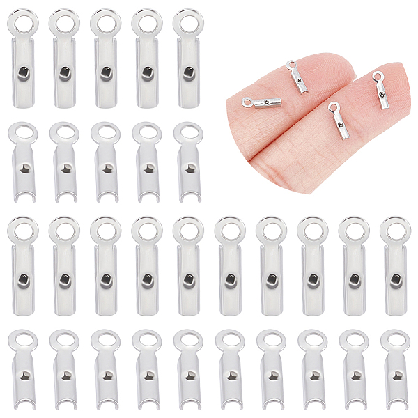 PandaHall Unicraftale 300Pcs 304 Stainless Steel Folding Crimp Ends, Fold Over Crimp Cord Ends, Stainless Steel Color, 9x2x1.5mm, Hole: 1mm...
PandaHall Unicraftale 300Pcs 304 Stainless Steel Folding Crimp Ends, Fold Over Crimp Cord Ends, Stainless Steel Color, 9x2x1.5mm, Hole: 1mm...