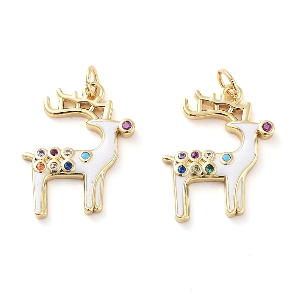 PandaHall Christmas Theme Rack Plating Brass Pendants, Micro Pave Colorful Grade AAA Cubic Zirconia, with Enamel and Jump Ring, Long-Lasting...
PandaHall Christmas Theme Rack Plating Brass Pendants, Micro Pave Colorful Grade AAA Cubic Zirconia, with Enamel and Jump Ring, Long-Lasting...