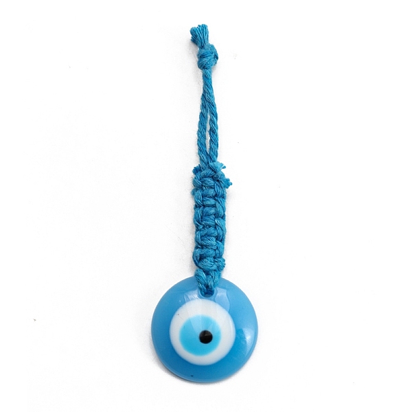 PandaHall Plastic Turkey Evil Eye Pendants Decorations, Braided Thread for Home Car Hanging Ornaments, Light Sky Blue, 109mm Plastic Evil...
PandaHall Plastic Turkey Evil Eye Pendants Decorations, Braided Thread for Home Car Hanging Ornaments, Light Sky Blue, 109mm Plastic Evil...