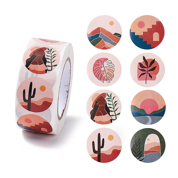 PandaHall Cartoon Paper Stickers, Self Adhesive Roll Sticker Labels, for Envelopes, Bubble Mailers and Bags, Flat Round with Abstract...
PandaHall Cartoon Paper Stickers, Self Adhesive Roll Sticker Labels, for Envelopes, Bubble Mailers and Bags, Flat Round with Abstract...