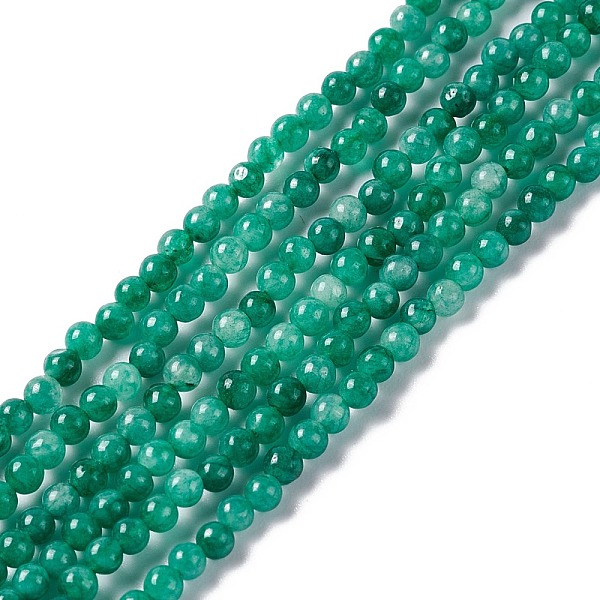 PandaHall Natural White Jade Beads Strands, Dyed, Round, Sea Green, 2.5~3mm, Hole: 0.7mm, about 131pcs/strand, 15.75 inch(40cm) White Jade...
PandaHall Natural White Jade Beads Strands, Dyed, Round, Sea Green, 2.5~3mm, Hole: 0.7mm, about 131pcs/strand, 15.75 inch(40cm) White Jade...