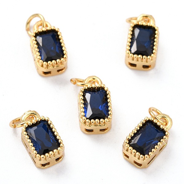 PandaHall Real 18K Gold Plated Brass Inlaid Cubic Zirconia Charms, with Jump Ring, Long-Lasting Plated, Rectangle, Dark Blue, 9.5x5x3.5mm...
PandaHall Real 18K Gold Plated Brass Inlaid Cubic Zirconia Charms, with Jump Ring, Long-Lasting Plated, Rectangle, Dark Blue, 9.5x5x3.5mm...