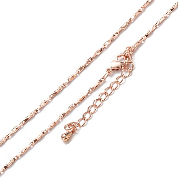 PandaHall Brass Link Chain Necklaces, Long-Lasting Plated, Real Rose Gold Plated, 16.54 inch(42cm) Brass
PandaHall Brass Link Chain Necklaces, Long-Lasting Plated, Real Rose Gold Plated, 16.54 inch(42cm) Brass