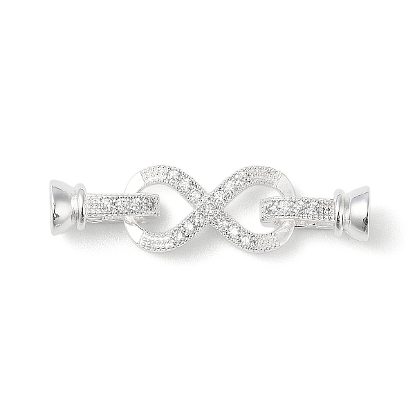 PandaHall Rack Plating Brass Micro Pave Cubic Zirconia Fold Over Clasps, Long-Lasting Plated, Lead Free & Cadmium Free, Silver, 39mm, Clasp...
PandaHall Rack Plating Brass Micro Pave Cubic Zirconia Fold Over Clasps, Long-Lasting Plated, Lead Free & Cadmium Free, Silver, 39mm, Clasp...
