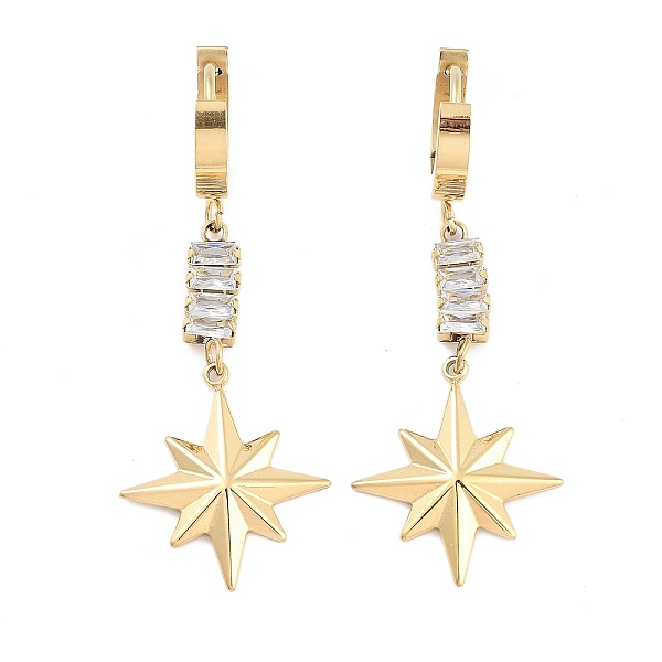 PandaHall Star 304 Stainless Steel Dangle Earrings, Glass Hoop Earrings for Women, Real 18K Gold Plated, 49.5x18mm 304 Stainless Steel Star..., Clear
PandaHall Star 304 Stainless Steel Dangle Earrings, Glass Hoop Earrings for Women, Real 18K Gold Plated, 49.5x18mm 304 Stainless Steel Star..., Clear