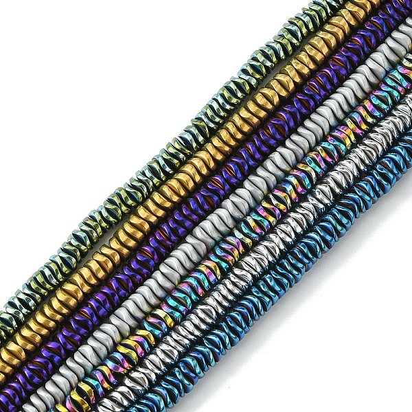 PandaHall Electroplated Synthetic Non-Magnetic Hematite Beads Strands, Wavy Disc, Mixed Color, 4x1mm, Hole: 1mm, about 335pcs/strand...
PandaHall Electroplated Synthetic Non-Magnetic Hematite Beads Strands, Wavy Disc, Mixed Color, 4x1mm, Hole: 1mm, about 335pcs/strand...