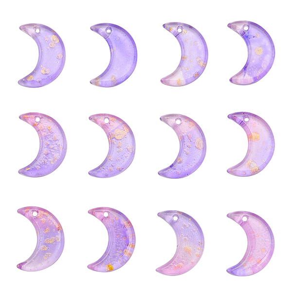 PandaHall Glass Pendants, with Glitter Powder, Crescent Moon, Violet, 16x11.5x3.5mm, Hole: 1.2mm Glass Moon Purple
PandaHall Glass Pendants, with Glitter Powder, Crescent Moon, Violet, 16x11.5x3.5mm, Hole: 1.2mm Glass Moon Purple