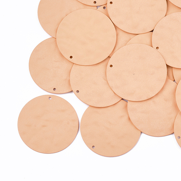 PandaHall Spray Painted Iron Pendants, Flat Round, Sandy Brown, 35.5x1.5mm, Hole: 1mm Iron Flat Round Brown
PandaHall Spray Painted Iron Pendants, Flat Round, Sandy Brown, 35.5x1.5mm, Hole: 1mm Iron Flat Round Brown