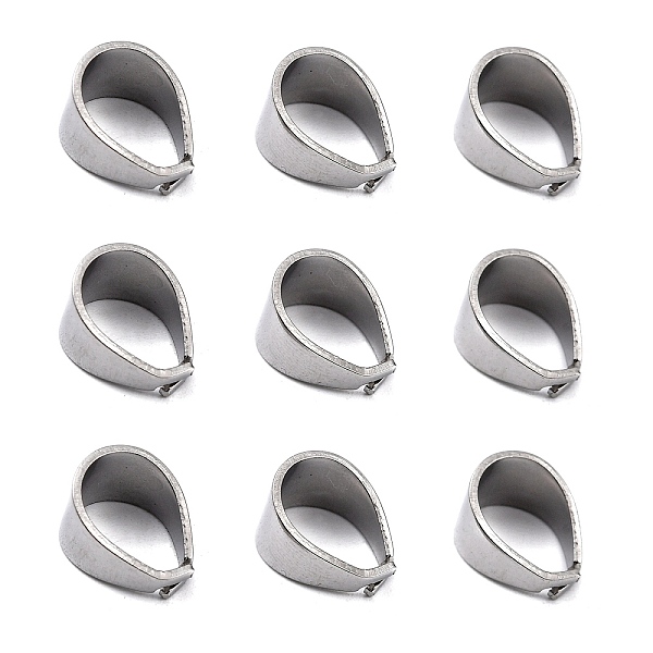 PandaHall 304 Stainless Steel Snap on Bails, Stainless Steel Color, 12x10x7mm, pin: 1mm 304 Stainless Steel
PandaHall 304 Stainless Steel Snap on Bails, Stainless Steel Color, 12x10x7mm, pin: 1mm 304 Stainless Steel