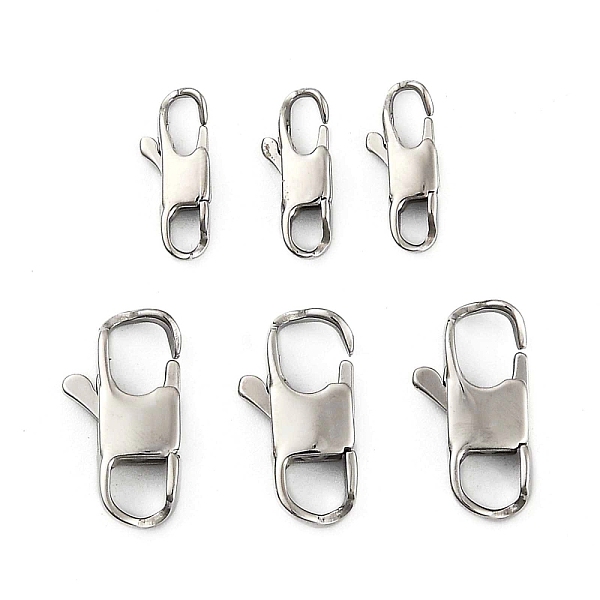 PandaHall 304 Stainless Steel Lobster Claw Clasps, Stainless Steel Color, 60pcs/box 304 Stainless Steel Others
PandaHall 304 Stainless Steel Lobster Claw Clasps, Stainless Steel Color, 60pcs/box 304 Stainless Steel Others