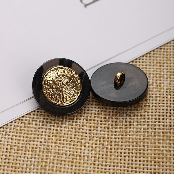 PandaHall 1-Hole Resin Shank Buttons, with Alloy Finding, for Garment Accessories, Flat Round, Black, 21mm Alloy Flat Round Black
PandaHall 1-Hole Resin Shank Buttons, with Alloy Finding, for Garment Accessories, Flat Round, Black, 21mm Alloy Flat Round Black