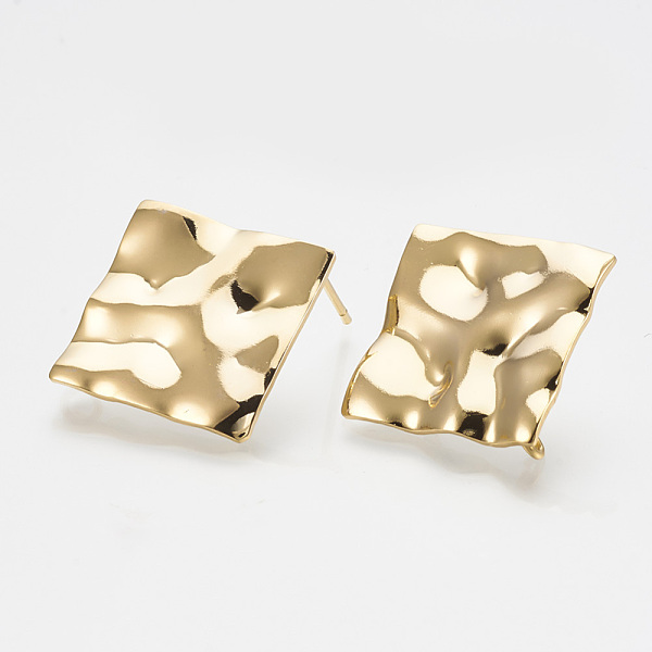 PandaHall Brass Stud Earring Findings, with Loop, Real 18K Gold Plated, Rhombus, 25x25mm, Hole: 2.5mm, pin: 0.8mm Brass Rhombus
PandaHall Brass Stud Earring Findings, with Loop, Real 18K Gold Plated, Rhombus, 25x25mm, Hole: 2.5mm, pin: 0.8mm Brass Rhombus
