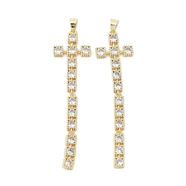 PandaHall Cross Brass Micro Pave Cubic Zirconia Pendants, Cadmium Free & Lead Free, Long-Lasting Plated, Real 18K Gold Plated, Clear...
PandaHall Cross Brass Micro Pave Cubic Zirconia Pendants, Cadmium Free & Lead Free, Long-Lasting Plated, Real 18K Gold Plated, Clear...