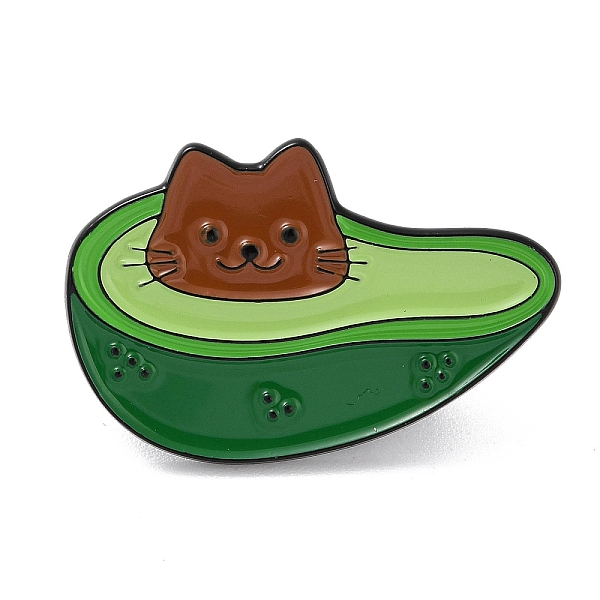 PandaHall Black Zinc Alloy Brooches, Enamel Pins, for Backpack Cloth, Avocado, Cat Shape, 19.5x30x1mm Alloy Cat Shape
PandaHall Black Zinc Alloy Brooches, Enamel Pins, for Backpack Cloth, Avocado, Cat Shape, 19.5x30x1mm Alloy Cat Shape