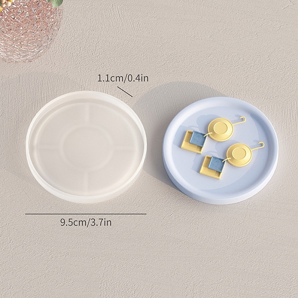 PandaHall DIY Food Grade Silicone Coaster Molds, Decoration Making, Resin Casting Molds, For UV Resin, Epoxy Resin Jewelry Making, Round...
PandaHall DIY Food Grade Silicone Coaster Molds, Decoration Making, Resin Casting Molds, For UV Resin, Epoxy Resin Jewelry Making, Round...