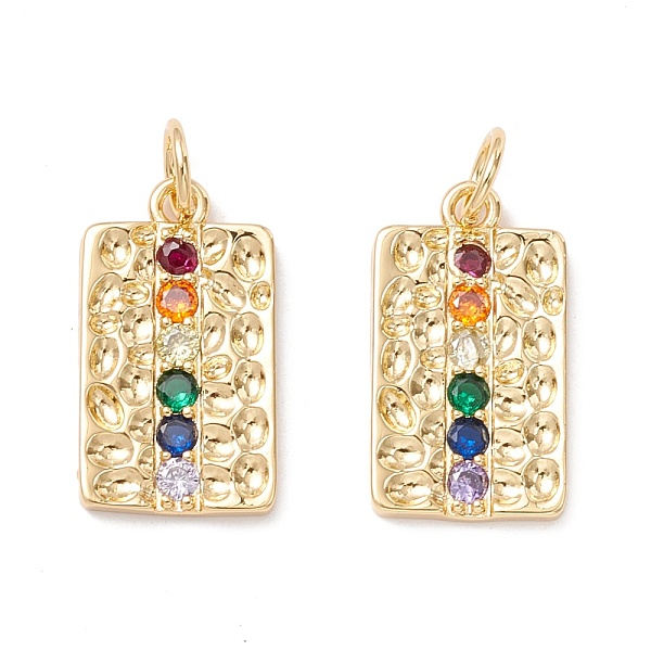 PandaHall Brass Micro Pave Colorful Cubic Zirconia Pendants, Cadmium Free & Lead Free, Rectangle, Real 18K Gold Plated, 20x11.5x2mm, Hole...
PandaHall Brass Micro Pave Colorful Cubic Zirconia Pendants, Cadmium Free & Lead Free, Rectangle, Real 18K Gold Plated, 20x11.5x2mm, Hole...
