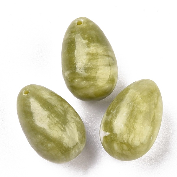 PandaHall Natural Xinyi Jade/Chinese Southern Jade Pendants, Easter Egg Stone, 31x20x20mm, Hole: 2mm Jade Egg
PandaHall Natural Xinyi Jade/Chinese Southern Jade Pendants, Easter Egg Stone, 31x20x20mm, Hole: 2mm Jade Egg