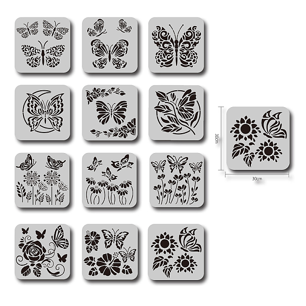 PandaHall Large Plastic Reusable Drawing Painting Stencils Templates Sets, for Painting on Scrapbook Fabric Canvas Tiles Floor Furniture...
PandaHall Large Plastic Reusable Drawing Painting Stencils Templates Sets, for Painting on Scrapbook Fabric Canvas Tiles Floor Furniture...