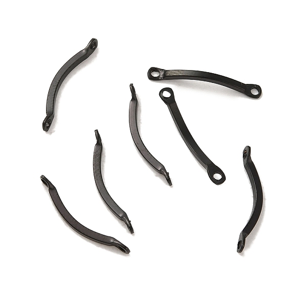 PandaHall 304 Stainless Steel Connector Charms, Curved Bar Links, Electrophoresis Black, 15x2x2.5mm, Hole: 1mm 304 Stainless Steel Stick
PandaHall 304 Stainless Steel Connector Charms, Curved Bar Links, Electrophoresis Black, 15x2x2.5mm, Hole: 1mm 304 Stainless Steel Stick
