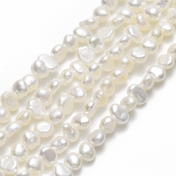 PandaHall Natural Cultured Freshwater Pearl Beads Strands, Two Sides Polished, Linen, 4~5x3.5~4x2~2.5mm, Hole: 0.6mm, about..., Brown
PandaHall Natural Cultured Freshwater Pearl Beads Strands, Two Sides Polished, Linen, 4~5x3.5~4x2~2.5mm, Hole: 0.6mm, about..., Brown
