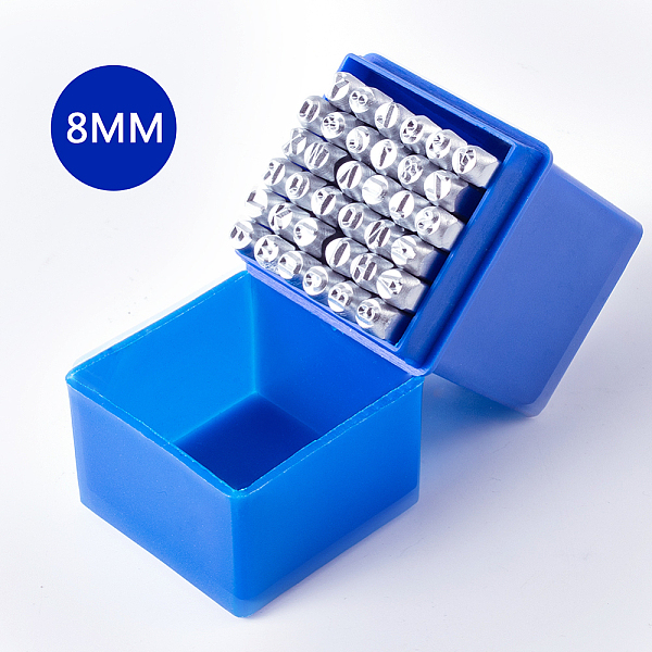 PandaHall BENECREAT 36PCS 4mm Letter and Number Metal Stamp Set Matte Carbon Steel Punch Stamp with A-Z, 0-8, Ampersand for Imprinting...
PandaHall BENECREAT 36PCS 4mm Letter and Number Metal Stamp Set Matte Carbon Steel Punch Stamp with A-Z, 0-8, Ampersand for Imprinting...
