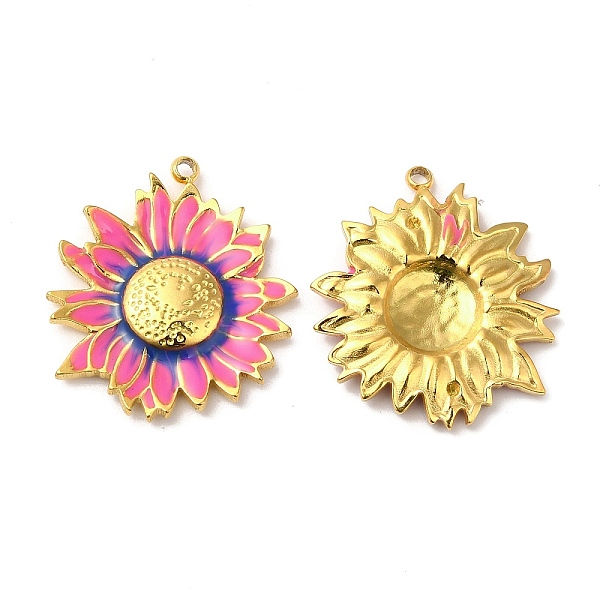 PandaHall Real 18K Gold Plated 304 Stainless Steel Pendants, with Enamel, Flower Charm, Hot Pink, 23.5x20.5x3mm, Hole: 1.4mm Stainless...
PandaHall Real 18K Gold Plated 304 Stainless Steel Pendants, with Enamel, Flower Charm, Hot Pink, 23.5x20.5x3mm, Hole: 1.4mm Stainless...