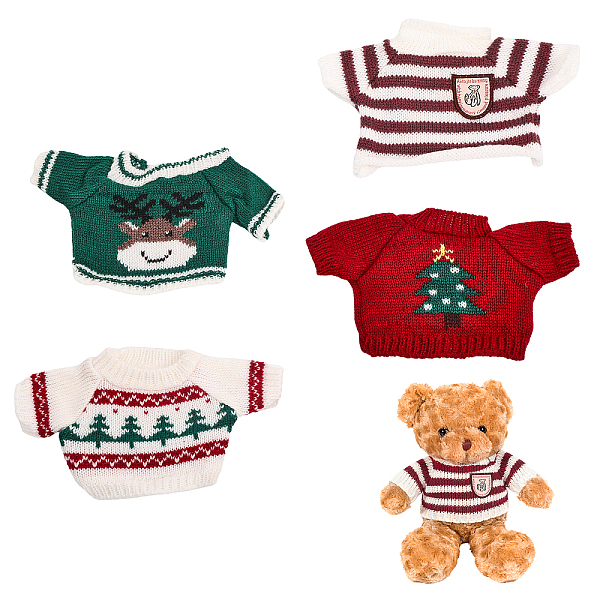 PandaHall CHGCRAFT 4Pcs 4 Style Cellucotton Doll Clothes, Dolls Replace Hoodie Sweater Accessories, for Toy Teddy Bear Clothes, Mixed..., Multicolor
PandaHall CHGCRAFT 4Pcs 4 Style Cellucotton Doll Clothes, Dolls Replace Hoodie Sweater Accessories, for Toy Teddy Bear Clothes, Mixed..., Multicolor