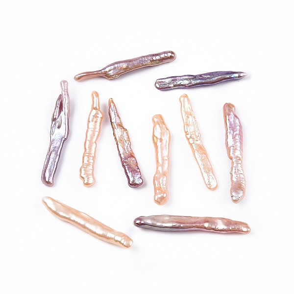 PandaHall Natural Baroque Keshi Pearl Beads, Freshwater Pearl Beads, No Hole, Toothpick, Bisque, 25.5~30x5x2.5~3.5mm Keshi Pearl Others..., Orange
PandaHall Natural Baroque Keshi Pearl Beads, Freshwater Pearl Beads, No Hole, Toothpick, Bisque, 25.5~30x5x2.5~3.5mm Keshi Pearl Others..., Orange