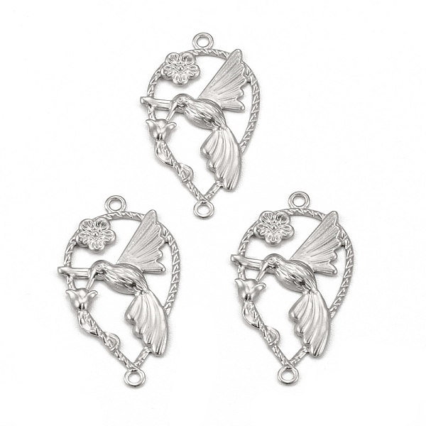 PandaHall 304 Stainless Steel Links Connectors, Teardrop with Bird, Stainless Steel Color, 33.5x18.5x1.5mm, Hole: 1.6mm 304 Stainless Steel...
PandaHall 304 Stainless Steel Links Connectors, Teardrop with Bird, Stainless Steel Color, 33.5x18.5x1.5mm, Hole: 1.6mm 304 Stainless Steel...
