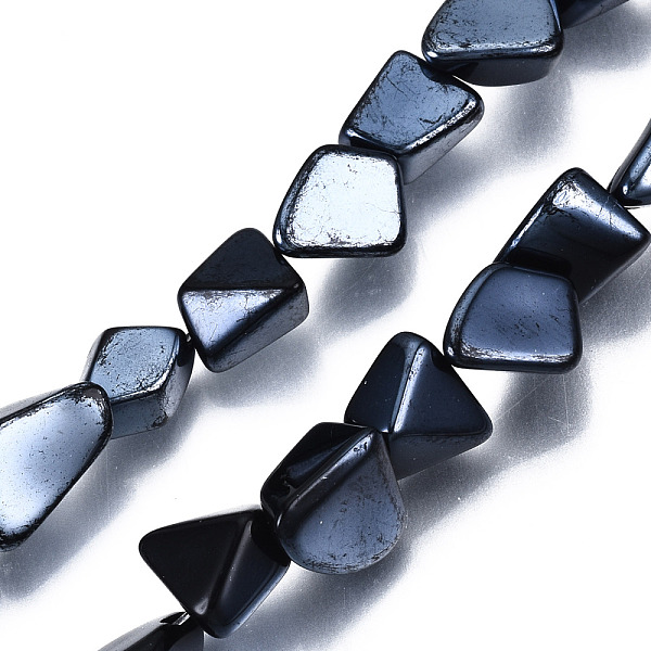 PandaHall Opaque Electroplate Glass Beads Strands, Nuggets, Black, 6.5~16.5x5.5~11.5x3.5~9.5mm, Hole: 1.2mm, about 61~70pcs/strand...
PandaHall Opaque Electroplate Glass Beads Strands, Nuggets, Black, 6.5~16.5x5.5~11.5x3.5~9.5mm, Hole: 1.2mm, about 61~70pcs/strand...