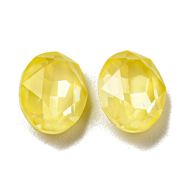 PandaHall Glass Rhinestone Cabochons, Point Back & Back Plated, Faceted, Oval, Jonquil, 10x8x5mm Glass Rhinestone Oval Yellow
PandaHall Glass Rhinestone Cabochons, Point Back & Back Plated, Faceted, Oval, Jonquil, 10x8x5mm Glass Rhinestone Oval Yellow