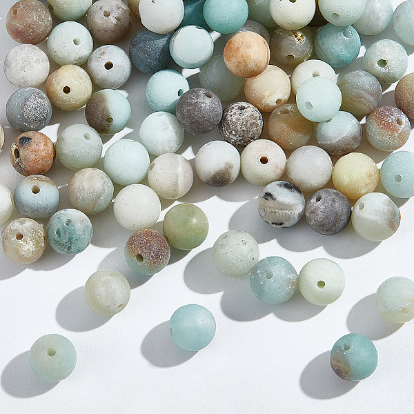 PandaHall About 96 Pcs Natural Amazonite Beads, Undyed 8mm Round Frosted Flower Amazonite Beads Gemstone Beads Stone Loose Beads for...
PandaHall About 96 Pcs Natural Amazonite Beads, Undyed 8mm Round Frosted Flower Amazonite Beads Gemstone Beads Stone Loose Beads for...