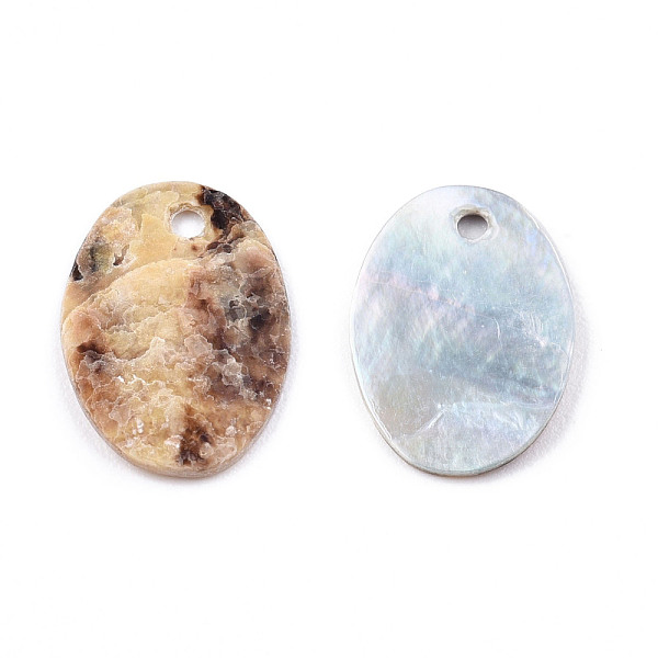 PandaHall Natural Akoya Shell Pendants, Mother of Pearl Shell Pendant, Oval Charm, 14.5~15x10~11x1~2mm, Hole: 1.2mm Akoya Shell Oval Orange
PandaHall Natural Akoya Shell Pendants, Mother of Pearl Shell Pendant, Oval Charm, 14.5~15x10~11x1~2mm, Hole: 1.2mm Akoya Shell Oval Orange
