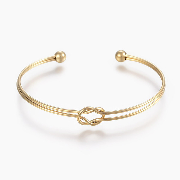 PandaHall 304 Stainless Steel Cuff Bangles, Golden, 2-1/2 inch(65mm)x2 inch(50mm) 304 Stainless Steel
PandaHall 304 Stainless Steel Cuff Bangles, Golden, 2-1/2 inch(65mm)x2 inch(50mm) 304 Stainless Steel